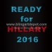 Ready for Hillary 2016 Iron On Transfers